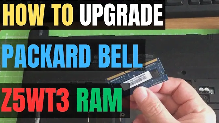 How To LOCATE Packard Bell Z5WT3 Laptop RAM For UPGRADE