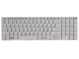 Клавиатура для ноутбука Packard Bell TV11, LV11, LS11, TS11 (без рамки) как Acer 5830, белая