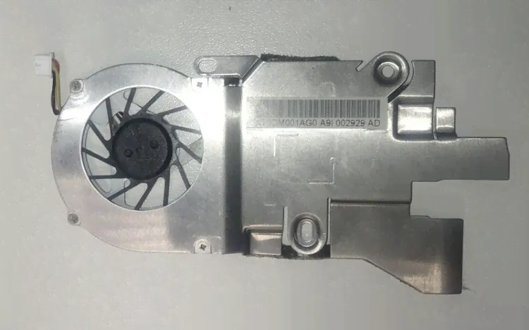 Вентилятор, кулер с радиатором Packard Bell DOT_SE-011RU (PAV80) p/n: AT0DM001AG0, AB4205HX-KB3 / разборка-0