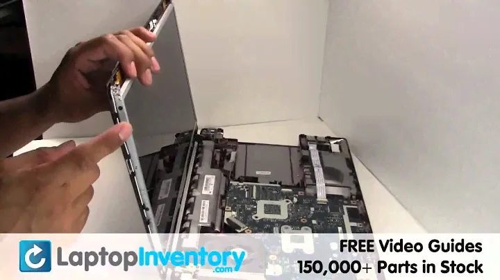 LCD Screen Replacement NV55C NV59C Tutorial Video - Fix Repair Install - How to Guide