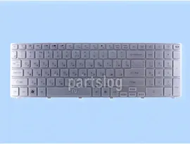 Клавиатура для Packard Bell LS11 LS13 TS11 TS44 Серебряная, с рамкой