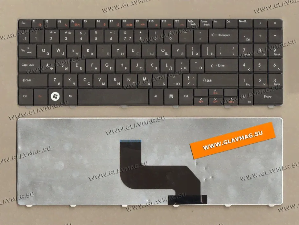 Клавиатура для ноутбука Packard Bell MS2273 черная (2210201310)-1