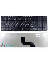 Клавиатура для ноутбука Packard Bell EasyNote TE69, TE69KB, TE69CX черная