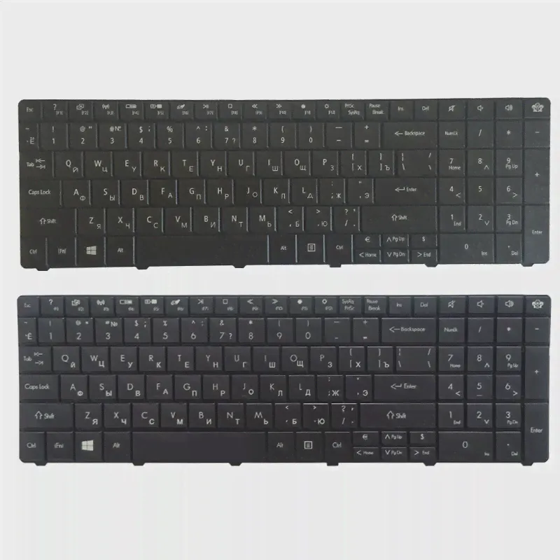 Новая русская клавиатура RU для ноутбука Packard Bell Easynote TK11 TK11BZ MS2230 MS2290 MS2291 NEW91 черный-0